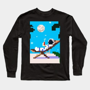 Astronaut in Tropical Resort Long Sleeve T-Shirt